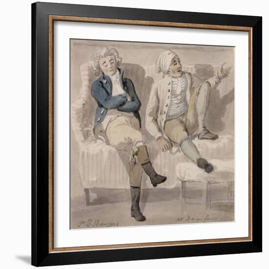 Bourgeois and Desenfans, 1805-Paul Sandby-Framed Giclee Print