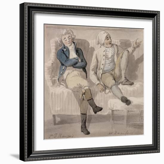 Bourgeois and Desenfans, 1805-Paul Sandby-Framed Giclee Print