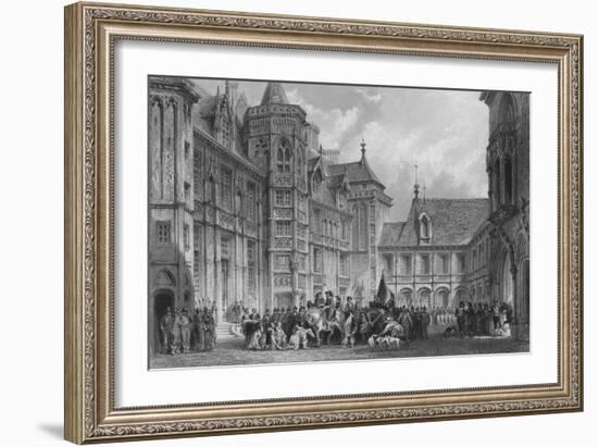 Bourges Coeur Maison-Thomas Allom-Framed Art Print