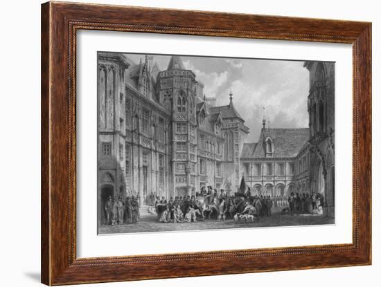 Bourges Coeur Maison-Thomas Allom-Framed Art Print