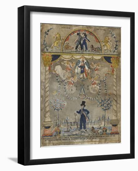 Bourguignon Loly coeur, compagnon charron du st devoir de Dieu et de sainte Catherine-null-Framed Giclee Print