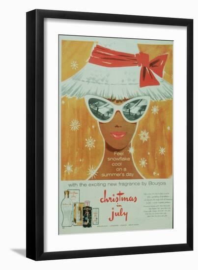 Bourjois, Sunglasses Hats Womens, UK, 1950-null-Framed Giclee Print