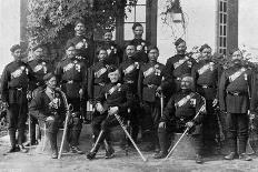 Native Officers of the 44th Gurkhas, Indian Army, 1896-Bourne & Shepherd-Giclee Print