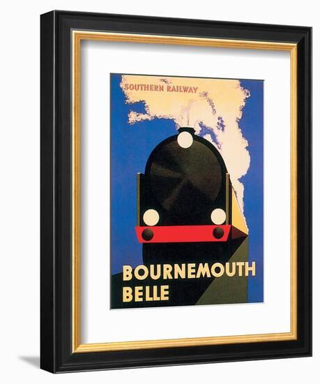Bournemouth Bellle-null-Framed Art Print