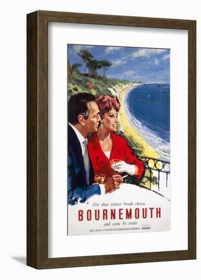 Bournemouth Couple-null-Framed Art Print