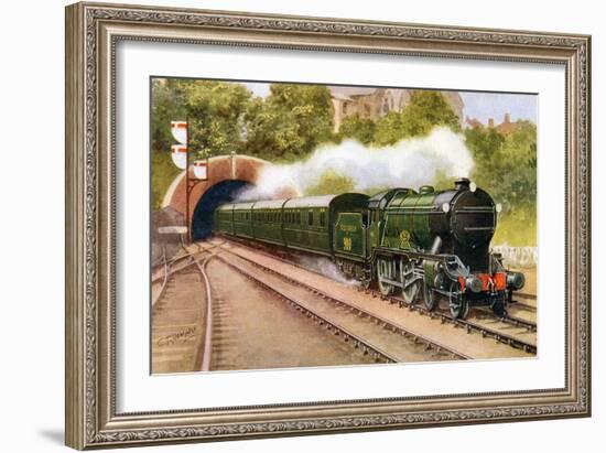 Bournemouth Express-null-Framed Art Print