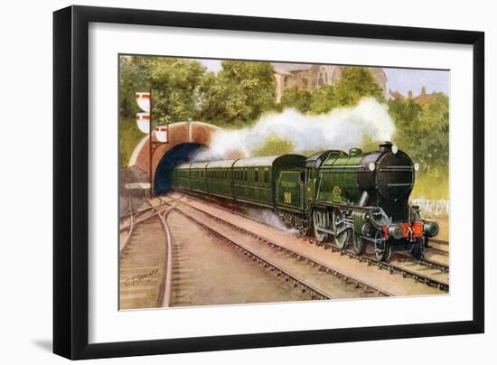 Bournemouth Express-null-Framed Art Print