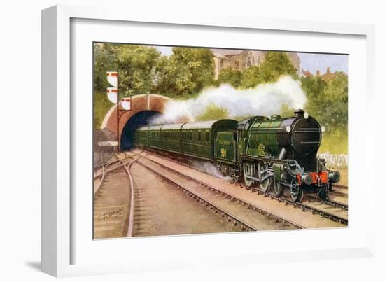 Bournemouth Express-null-Framed Art Print