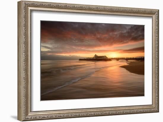 Bournemouth Pier-Chris Button-Framed Photographic Print