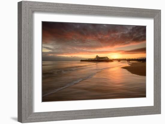 Bournemouth Pier-Chris Button-Framed Photographic Print