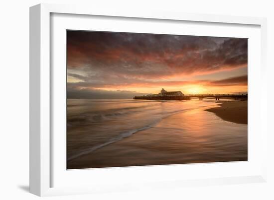 Bournemouth Pier-Chris Button-Framed Photographic Print