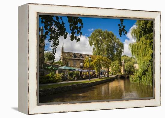 Bourton-On-The-Water, the Cotswolds, Gloucestershire, England, United Kingdon, Europe-Matthew Williams-Ellis-Framed Premier Image Canvas