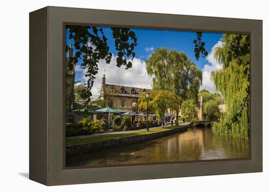 Bourton-On-The-Water, the Cotswolds, Gloucestershire, England, United Kingdon, Europe-Matthew Williams-Ellis-Framed Premier Image Canvas