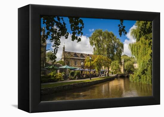 Bourton-On-The-Water, the Cotswolds, Gloucestershire, England, United Kingdon, Europe-Matthew Williams-Ellis-Framed Premier Image Canvas