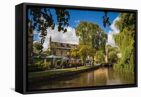 Bourton-On-The-Water, the Cotswolds, Gloucestershire, England, United Kingdon, Europe-Matthew Williams-Ellis-Framed Premier Image Canvas