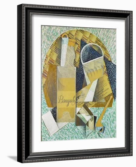 Bouteille De Banyuls, 1914-Juan Gris-Framed Giclee Print