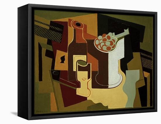 Bouteille et Compotier (Bottle and Fruit Bowl), 1920-Juan Gris-Framed Premier Image Canvas