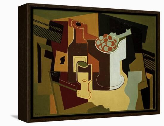 Bouteille et Compotier (Bottle and Fruit Bowl), 1920-Juan Gris-Framed Premier Image Canvas