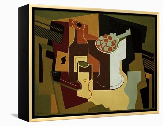 Bouteille et Compotier (Bottle and Fruit Bowl), 1920-Juan Gris-Framed Premier Image Canvas