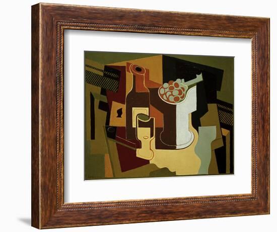 Bouteille et Compotier (Bottle and Fruit Bowl), 1920-Juan Gris-Framed Giclee Print