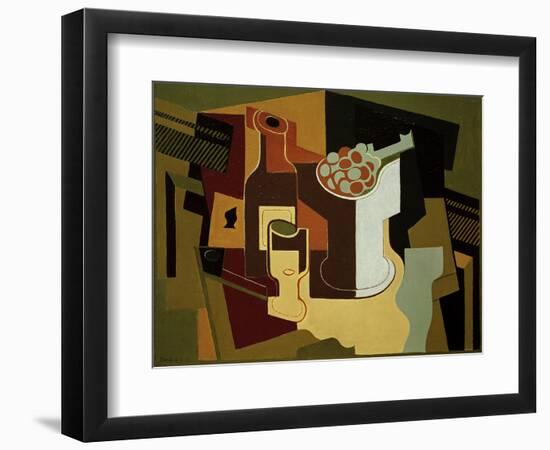 Bouteille et Compotier (Bottle and Fruit Bowl), 1920-Juan Gris-Framed Giclee Print