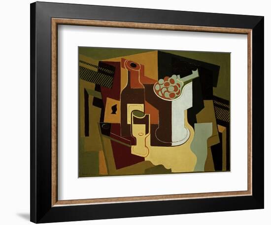 Bouteille et Compotier (Bottle and Fruit Bowl), 1920-Juan Gris-Framed Giclee Print