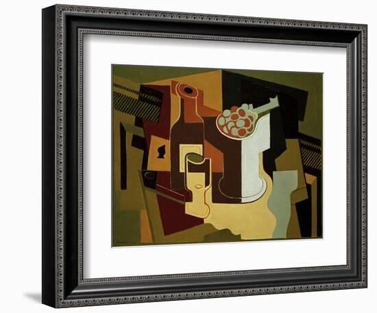 Bouteille et Compotier (Bottle and Fruit Bowl), 1920-Juan Gris-Framed Giclee Print