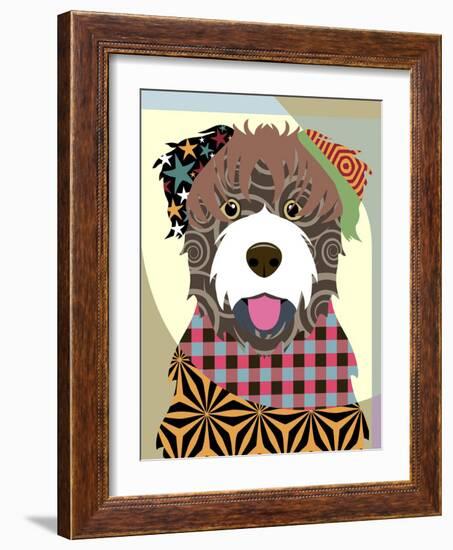 Bouvier Des Flandres-Lanre Adefioye-Framed Giclee Print