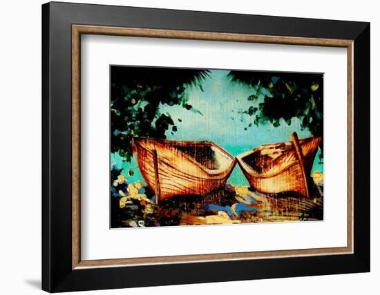 Bouyant Markets (Speightstown) Barbados-Andrew Hewkin-Framed Photographic Print