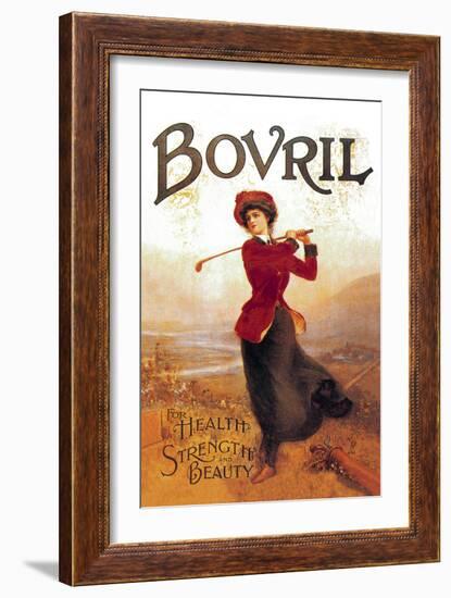 Bovril, For Health, Strength and Beauty-null-Framed Art Print