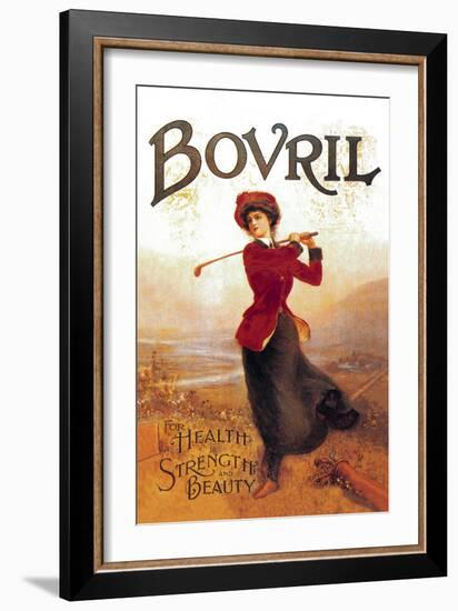 Bovril, For Health, Strength and Beauty-null-Framed Art Print