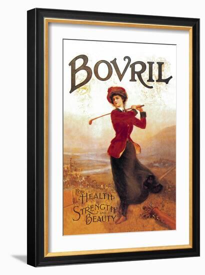 Bovril, For Health, Strength and Beauty-null-Framed Art Print