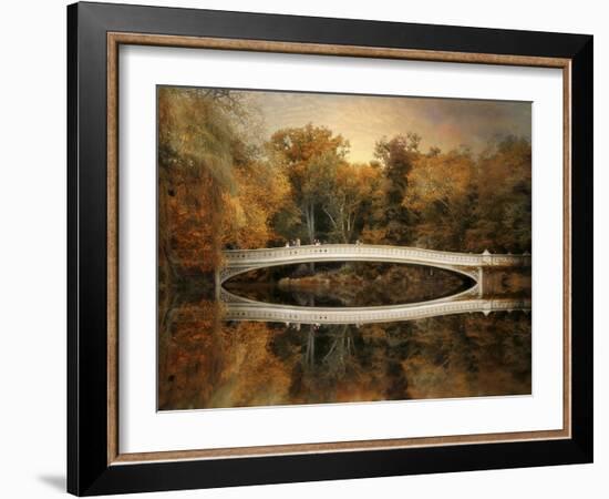 Bow Bridge Reflections-Jessica Jenney-Framed Giclee Print