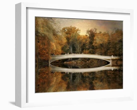 Bow Bridge Reflections-Jessica Jenney-Framed Giclee Print