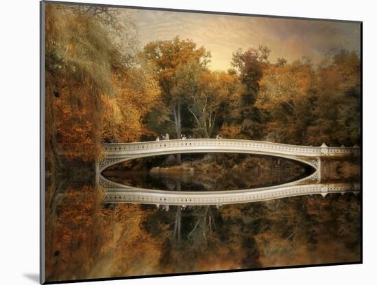 Bow Bridge Reflections-Jessica Jenney-Mounted Giclee Print