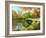 Bow Bridge-Dominic Davison-Framed Art Print