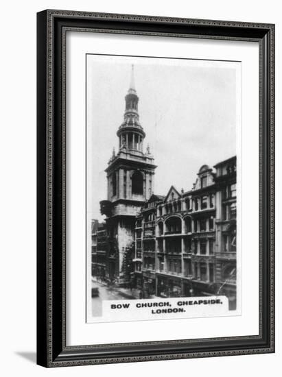 Bow Church, Cheapside, London, C1920S-null-Framed Giclee Print