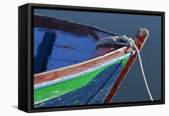 Bow Detail of Wooden Boat, Deer Harbor, Orcas Island, Washington, USA-Jaynes Gallery-Framed Premier Image Canvas