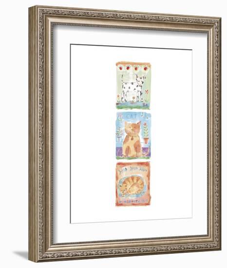 Bow Meow-Jane Claire-Framed Art Print