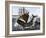 Bow of the Ship "Essex" Striking a Whale-null-Framed Giclee Print