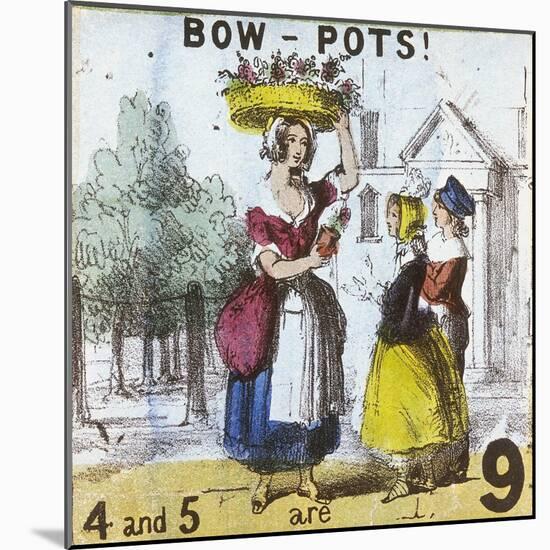 Bow-Pots!, Cries of London, C1840-TH Jones-Mounted Giclee Print