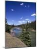 Bow River at Mount Temple Viewpoint on the Trans-Canada Highway, Banff National Park, Alberta-Pearl Bucknall-Mounted Photographic Print