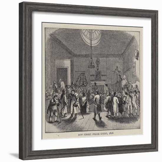 Bow Street Police Court, 1816-null-Framed Giclee Print