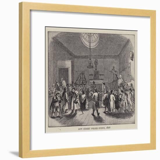 Bow Street Police Court, 1816-null-Framed Giclee Print