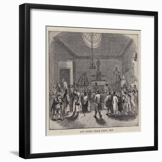 Bow Street Police Court, 1816-null-Framed Giclee Print