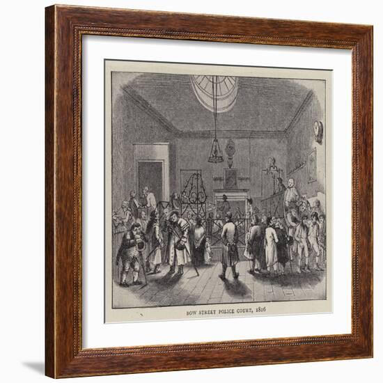 Bow Street Police Court, 1816-null-Framed Giclee Print