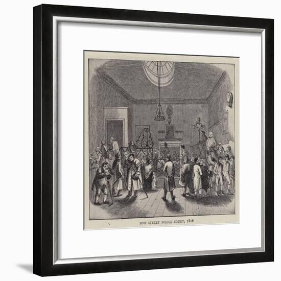 Bow Street Police Court, 1816-null-Framed Giclee Print