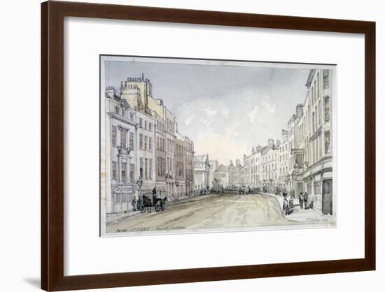 Bow Street, Westminster, London, 1851-Thomas Colman Dibdin-Framed Giclee Print