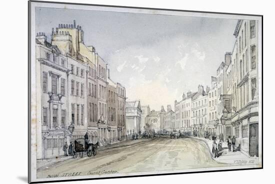 Bow Street, Westminster, London, 1851-Thomas Colman Dibdin-Mounted Giclee Print