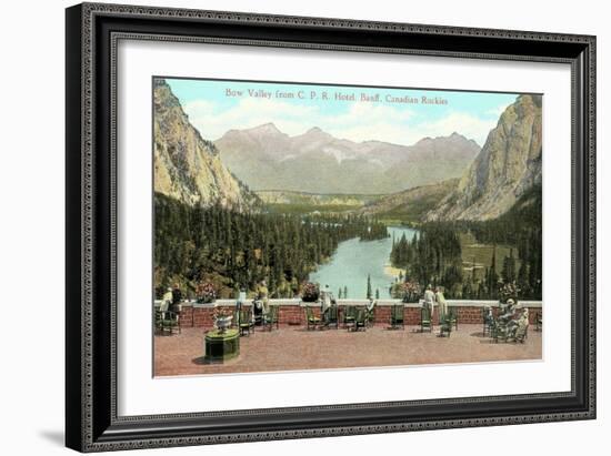 Bow Valley, Banff-null-Framed Art Print